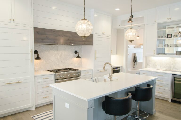 A kitchen in a new home requiring the changing the name on the deed